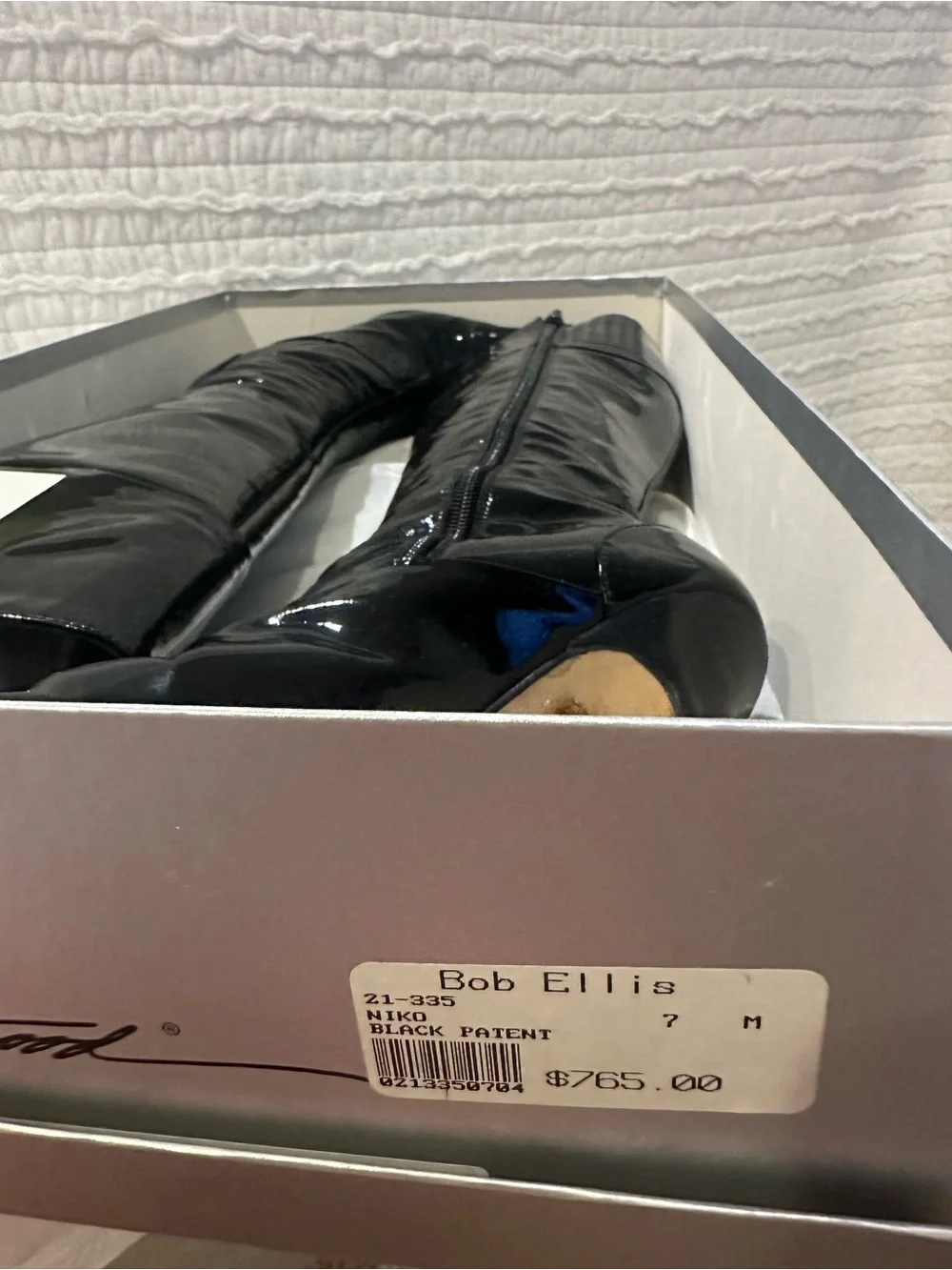Brian Atwood Tall Black Boots Size 7